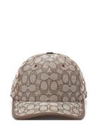 Signature C Jacquard Baseball Hat Accessories Headwear Caps Brown Coach Accessories