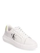 Chunky Cupsole Mono Lth Wn Low-top Sneakers White Calvin Klein