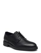 Slhblake Leather Derby Shoe Noos O Shoes Business Laced Shoes Black Selected Homme