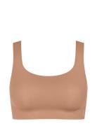 Sloggi Zero Feel 2.0 Top Lingerie Bras & Tops Soft Bras Tank Top Bras Beige Sloggi