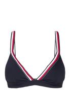 Triangle Rp Swimwear Bikinis Bikini Tops Triangle Bikinitops Navy Tommy Hilfiger