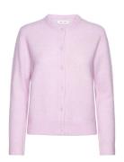 Nor Short Cardigan 7355 Tops Knitwear Cardigans Pink Samsøe Samsøe