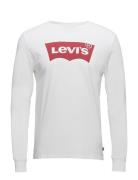 Ls Std Graphic Tee Hm Ls White Tops T-Langærmet Skjorte White LEVI´S Men