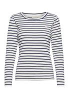 Liddy T-Shirt Tops T-shirts & Tops Long-sleeved Navy Kaffe