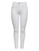 Onlblush Mid Sk Rw Ank Dnm Rea0730 Noos Bottoms Jeans Skinny White ONLY