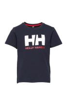 K Hh Logo T-Shirt Sport T-Kortærmet Skjorte Blue Helly Hansen