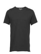 Crew-Neck Relaxed T-Shirt Tops T-Kortærmet Skjorte Black Bread & Boxers