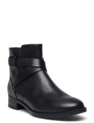 Hamble Buckle Shoes Boots Ankle Boots Ankle Boots Flat Heel Black Clarks