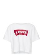 Levi's® Light Bright Cropped Tee Tops T-Kortærmet Skjorte White Levi's