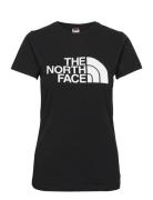 W S/S Easy Tee Sport T-shirts & Tops Short-sleeved Black The North Face