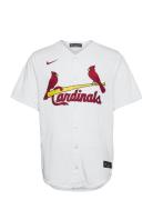St. Louis Cardinals Nike Official Replica Home Jersey Tops T-Kortærmet Skjorte White NIKE Fan Gear