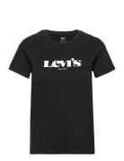 The Perfect Tee New Logo Ii Ca Tops T-shirts & Tops Short-sleeved Black LEVI´S Women