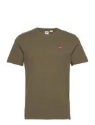 Ss Original Hm Tee Olive Night Tops T-Kortærmet Skjorte Green LEVI´S Men