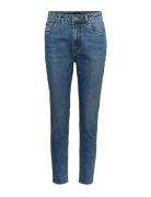 Vmbrenda Hr Straight A Cut Gu385 Ga Noos Bottoms Jeans Straight-regular Blue Vero Moda