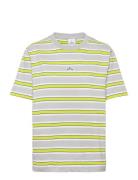 Hanger Striped Tee Tops T-shirts & Tops Short-sleeved Multi/patterned Hanger By Holzweiler