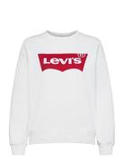 Graphic Standard Crew Crew Cor Tops Sweatshirts & Hoodies Sweatshirts White LEVI´S Women