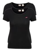 2Pack Crewneck Tee 2 Pack Tee Tops T-shirts & Tops Short-sleeved Black LEVI´S Women