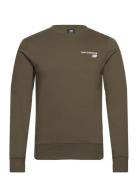 Nb Classic Core Fleece Crew Sport Sweatshirts & Hoodies Sweatshirts Khaki Green New Balance