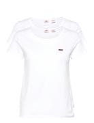 2Pack Crewneck Tee 2 Pack Tee Tops T-shirts & Tops Short-sleeved White LEVI´S Women