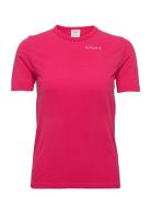 Lady Running Airstream Outwear Shirt Short Sleeve Sport T-shirts & Tops Short-sleeved Pink UYN