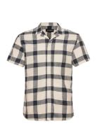 Bowling Checked S/S Tops Shirts Short-sleeved Multi/patterned Clean Cut Copenhagen