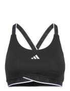 Powerimpact Training Medium-Support Techfit Bra Sport Bras & Tops Sports Bras - All Black Adidas Performance