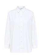 Slfreka Ls Shirt B Tops Shirts Long-sleeved White Selected Femme