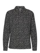 Fitted Shirt, Mini Beans Tops Shirts Long-sleeved Black Papu