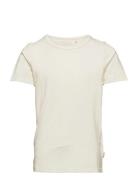 Blouse Ss - Bamboo Tops T-Kortærmet Skjorte Cream Minymo