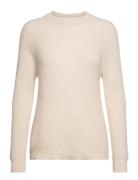 Sltuesday Raglan Pullover Ls Tops Knitwear Jumpers Beige Soaked In Luxury