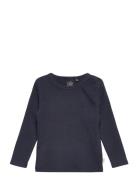 T-Shirt Long-Sleeve Tops T-shirts Long-sleeved T-Skjorte Navy Sofie Schnoor Baby And Kids