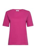 Cc Heart Regular T-Shirt Tops T-shirts & Tops Short-sleeved Pink Coster Copenhagen
