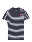 Timmi Kids Organic/Recycled Striped T-Shirt Tops T-Kortærmet Skjorte Multi/patterned Kronstadt