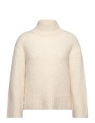 Slfgabella Ls Knit High-Neck W Tops Knitwear Turtleneck Cream Selected Femme