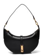 Polo Id Calfskin Mini Shoulder Bag Bags Top Handle Bags Black Polo Ralph Lauren