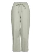 Sc-Ina Bottoms Trousers Wide Leg Green Soyaconcept