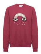 Tndaffodil Sweatshirt Tops Sweatshirts & Hoodies Sweatshirts Pink The New