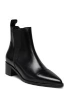 225-Anoki Cuir Shoes Boots Ankle Boots Ankle Boots With Heel Black Jonak Paris