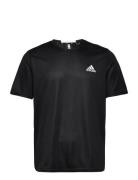 Aeroready Designed For Movement Tee Sport T-Kortærmet Skjorte Black Adidas Performance