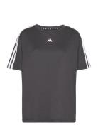 Aeroready Train Essentials 3-Stripes T-Shirt  Sport T-shirts & Tops Short-sleeved Black Adidas Performance