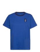 Figc Wmn Tee Sport T-shirts & Tops Short-sleeved Blue Adidas Performance