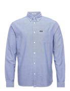 Button Down Shirt Tops Shirts Casual Blue Wrangler