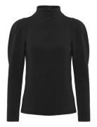 Slffenja Ls T-Neck Top B Noos Tops Blouses Long-sleeved Black Selected Femme