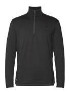 Men Original Ls Half Zip Sport Sweatshirts & Hoodies Sweatshirts Black Icebreaker