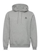 Standard Fit Left Chest Star Chev Emb Hoodie Bb Sport Sweatshirts & Hoodies Hoodies Grey Converse