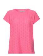 Frjess Tee 1 Tops T-shirts & Tops Short-sleeved Pink Fransa