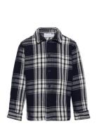 Big Checked Shirt - Gots/Vegan Tops Shirts Long-sleeved Shirts Multi/patterned Knowledge Cotton Apparel