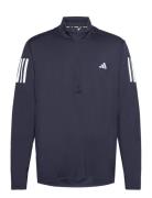 Otr 1/4 Zip Sport Sweatshirts & Hoodies Sweatshirts Navy Adidas Performance