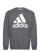 Essentials Fleece Big Logo Sweatshirt Sport Sweatshirts & Hoodies Sweatshirts Grey Adidas Sportswear