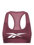 S Lux Vector Racer B Sport Bras & Tops Sports Bras - All Burgundy Reebok Performance